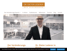 Tablet Screenshot of dieter-lederer.com